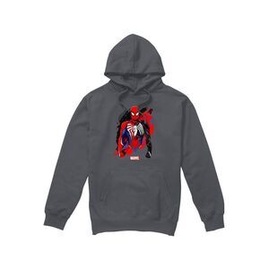 Spider-Man Mens Symbiote Hoodie / Charcoal